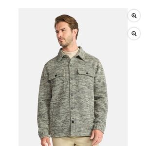 NWT George Men's Black and Green Shirt Jacket